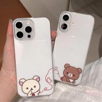 ราคา เคสไอโฟน 12 สำหรับ iPhone 15 17 13 14 16 11 Pro Max 8 7 15 16 Plus X XR XS Max SE 2020 คู่รักน่ารักผ่อนคลายหมีทรานสเฟอร์ (54251523346)