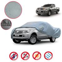 ราคา ผ้าคลุมรถ รถกระบะ 2ประตู สีเทา MITSUBISHI TRITON ปี 2015-2019 ผ้าหนา ทนทาน พร้อมส่ง (8957331614)