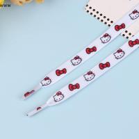 ราคา COD 2ชิ้น Sanrio เชือกผูกรองเท้าซินนามอน Kuromi Hello Kitty รองเท้าแบน laces 120cm หญิงของขวัญใหม่ (46702994087)