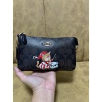 ราคา กระเป๋าโคชคล้องไหล่พอช coach แท้ หนังแท้ (22406114989)