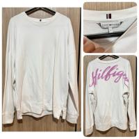 ราคา เสื้อคลุมสเวตเตอร์ Tommy Hilfigerแท้ แต่งสกรีนหลัง oversize (41926100702)