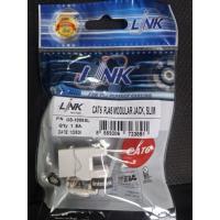 ราคา Link หัวแลนตัวเมียcat6 RJ45modular jack slim ปลั๊กแลนตัวเมีย cat6 (41171533532)