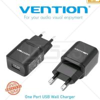 ราคา Vention USB Wall Charger Adapter USB A สําหรับ Apple 2.1A 5V Android (28359967458)
