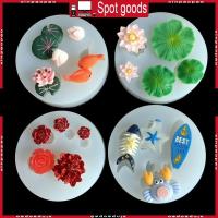 ราคา XI Lotus โมลด์ซิลิโคน-mini ใบบัวและปลาลอย สำหรับทำเครื่องประดับ DIY (45502822642)