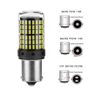 ราคา Y1ชิ้น1156 BA15S P21W BAU15S PY21W 7440 W21W P21/5W 1157 BAY15D 7443 3157หลอดไฟ LED 144smd CANbus ไฟสัญญาณเลี้ยวถอยหลัง (29412031069)