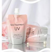 ราคา กันแดดนมวัว ป้องกันUV SPF50+PA+++ โลชั่นกันแดดไอโซเลท สำหรับผิวกาย ( 1 ถุง ) 150 ml. (24629119023)