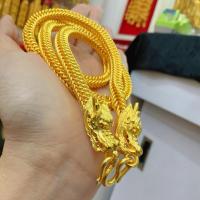 ราคา สร้อยคอเบ๊นซหัวมังกรทองหุ้มฟรีกล่อง ฟรีตะขอ (41508359362)