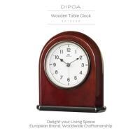 ราคา DIPOA Wooden Table Clock (SA103DB) นาฬิกาปลุกไม้ตั้งโต๊ะ วินเทจ (13710776438)