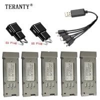 ราคา Original 3.7V Lipo แบตเตอรี่และ (5-IN-1) Charger สำหรับ E59 RC Quadcopter อะไหล่ 600mAH สำหรับ RC Drone ค้างคาว (8499658947)