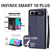 ราคา HP INFINIX SMART 10 PLUS CASE WALLET FLIP CASE WALLET FLIP LEATHER CASE PREMIUM-FLIP WALLET (42876041429)