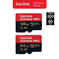 ราคา SanDisk Extreme Pro microSDXC 64GB / 128GB A2 (SDSQXCU, SDSQXCD) ความเร็วสูงสุด อ่าน 200MB/s เขียน 90MB/s (12495544581)
