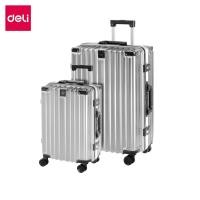 ราคา Deli กระเป๋าเดินทางล้อลาก 20 24 นิ้ว กระเป๋าเดินทาง ความจุขนาดใหญ่ ล้อหมุน 360 องศา แข็งแรง ทนทาน มี 2 ขนาด Suitcase (24276118269)
