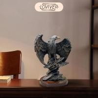 ราคา LOVIVER รูปปั้นนกอินทรีเรซิน ผลงานศิลปะตกแต่งบ้าน สวยงามบนชั้นวางหนังสือ ห้องนอน หรือห้องน้ำ (42473707469)