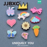 ราคา JJBXC ตัวติดรองเท้า charm ลายยูนิคอร์น หัวใจ เมฆ แครอท น่ารัก สีสันสดใส DIY แฟชั่น อุปกรณ์ตกแต่งรองเท้า (48853019703)