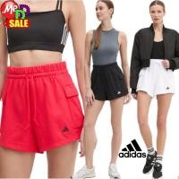 ราคา Adidas - ใหม่ กางเกงเทรนนิ่ง / ลำลอง เอวสูง ทรงหลวม Adidas Essentials Small Logo French Terry Cargo Shorts JD9944 JC5704 (44354570501)