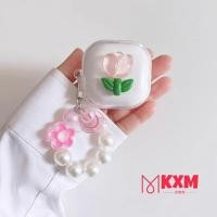 ราคา AK01T10A Anker Soundcore R50i NC case / R50i / K20i /P20i/P30i/ R60i NC /C30i/C40i/Liberty 5 ANC/Liberty 5/ C50i Cute flower Washable Silicone Transparent Protective Case for Anker (40351428567)