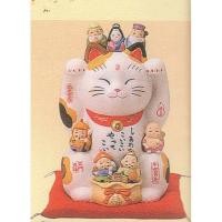 ราคา แมว no.7701(แมวสามสี+เจ็ดเซียน)(สูง 26ซม.) แมวสามสี+เจ็ดเซียนเป็นการอวยพรให้มีความเป็นสิริมงคลและร่ำรวยเต็มไปด้วยเงินทอง (9793934443)