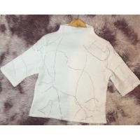 ราคา B-เสื้อคอเต่าสีขาว/เสื้อสีขาว (20290716842)