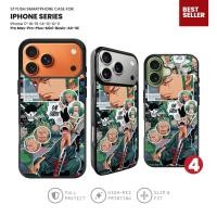 ราคา Softcase Hardcase Hybrid TPU Custom iPhone 17 16 15 14 13 12 11 Pro Max Plus Mini One Piece Zoro อะนิเมะ OWL0044-4 (53154033489)