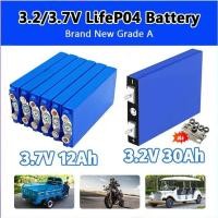 ราคา 【ใหม่เอี่ยม】แบตเตอรี่ ลิเธียมฟอสเฟต 32700 Battery LiFePO4 3.2v 30Ah 3.7V12AH diy12V 24V 48V (29380275332)