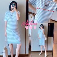 ราคา ชุดคลุมท้องเปิดให้นมได้,ชุดคลุมท้องสีฟ้า,ชุดให้นม (22817579633)