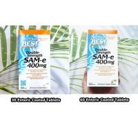 ราคา (Doctor's Best®) Double-Strength SAM-e 400 mg เอส อะดีโนซิล สนับสนุนอารมณ์ ข้อต่อ (11829611702)