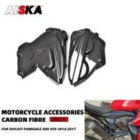 ราคา Panigale V2 3K Carbon Fiber Engine Side Covers Guard Protector Cowl Fairing For DUCATI PANIGALE 899 (42877320650)