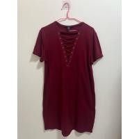 ราคา เดรสสีแดงเลือดนกforever (24922852721)