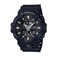 ราคา Casio G-Shock นาฬิกาข้อมือผู้ชาย สายเรซิ่น รุ่น GA-700,GA-700-1B,GA-700-1BDR - สีดำ (416681462)