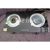 ราคา SMARTHOME เตาแก๊สหัวคู่หน้ากระจกนิรภัย รุ่น SM-GA2H-01 หัวทองเหลืองและอินฟาเรด (2672433597)