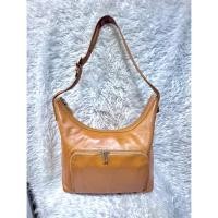 ราคา กระเป๋าหนังแท้100%สีส้มอิฐสะพายข้างแบรนด์Stone Mountain(รหัส ดอกไม้492) (42457031113)