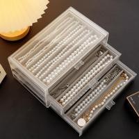 ราคา กล่องเก็บเครื่องประดับปรับป้องกันฝุ่นลิ้นชักถาดเก็บที่ออกแบบมาสําหรับสร้อยคอมุกและสร้อยข้อมือยาวการจัดเก็บ (49454042144)