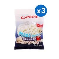 ราคา [3ชิ้น] Corniche คอร์นิช มินิ ไวท์ มาร์ชเมลโลว์ (ขนมมาร์ชเมลโลว์) 70 กรัม (20716197614)