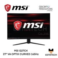ราคา MONITOR (จอมอนิเตอร์) MSI G27C4 27" VA OPTIX CURVED 165Hz ของใหม่ประกัน 3ปี (14250021508)