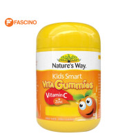 ราคา Natures Way Vita Gummies Vitamin C+Zinc วิตามินซี + ธาตุเหล็กวิตามินสำหรับเด็ก แบบเยลลี่ (60 เม็ด) (43576035158)