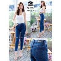 ราคา กางเกงยีนส์ขาเดฟ 8 ส่วน แต่งขาดเข่า กางเกงเอวสูง ผ้ายืด สีสวยเก็บทรงได้ดี กางเกงยีนส์ผู้หญิง ตัดเย็บเรียบร้อยปราณีต (24910492828)