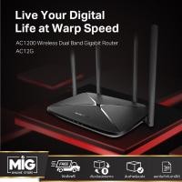 ราคา Mercusys AC12G AC1200 Wifi Router เราเตอร์ไวไฟ 4ต้น รองรับ 2 คลื่นความถี่ 1200Mbps สำหรับองค์กรและเกมส์ (5454481654)