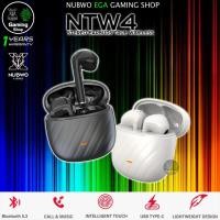 ราคา GAMING NUBWO NTW4 HEADPHONE In-Ear หูฟังอินเอียร์ บลูทูธ ฟังเพลง แยกเสียงชัดเจน คมชัด มีโหมดชาร์จไร้สาย NTW-04 (27104258302)