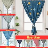 ราคา ผ้าม่านตีนตุ๊กแก ธีม ชินจัง สาวกชินจังห้ามพลาด ผ้าม่าน ลายน่ารัก กันUV ติดตั้งง่าย แค่ติดที่ขอบหน้าต่าง ชินจังชอบมาก (52150486749)