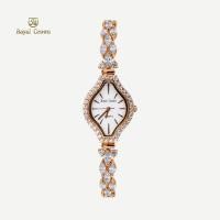 ราคา Royal Crown รุ่น 3815B แบรนด์เนมแท้ นาฬิกาข้อมือผู้หญิงเล็กๆกันน้ำ ล้อมเพชร - Vayo Jewelry (25702587077)