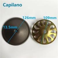ราคา 126mm Variator Drive Face Pulley Wheel Fan for Honda WH100 SCR100 NEX 110 LEAD 100 SCV100 LEAD SPAC (54103370455)