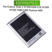 ราคา ❥ แบตเตอรี่ Eb595675la Eb595675lu สำหรับ Galaxy Note 2 N7100 E250 LTE N7105 N71 (27623263661)