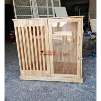 ราคา กรงตู้กระจกโชว์แมว สำหรับแมว1-2ตัว (9020914655)