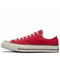 ราคา ♞Converse 1970s red color HIGH and low Top Canvas Shoes Shoelaces Couple Student Sneakers Rubber So (42961840089)