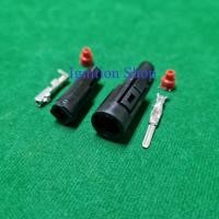 ราคา ปลั๊กคอมเพรสเซอร์แอร์ ปลั๊กคอมแอร์ Isuzu d-max dmax ดีแม็ก 1 สายไฟ ขั้วต่อพร้อมลูกยาง (44371515259)