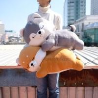 ราคา ตุ๊กตา Siberian Husky ไซบีเรียนฮัสกี้ & Shiba ชิบะ ท่านอนหันข้าง ตัวนุ่ม 12/20นิ้ว Husky ฮัสกี้ หมา สุนัข ตุ๊กตาหมา (8505363774)