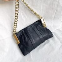 ราคา (Used)Double m milano % genuine leather shoulder bag (26952075522)