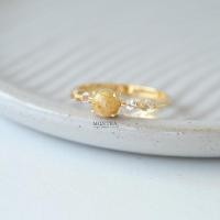 ราคา แหวนไหมทอง พลอยเสริมดวง เสริมร่ำรวย พลอยแท้ แหวนเงินแท้ S925 ฝังพลอยแท้ by Montra Jewelry (21116084485)