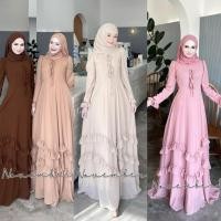 ราคา ชุดเดรสผ้าชีฟอง ชุดเดรสอิสลาม (57800030070)