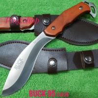 ราคา มีด มีดพก มีดเดินป่า มีดพกใบตาย มีดพกเดินป่า BUCK รุ่น 95 เลส ใบเลสด้ามไม้ (23572493737)